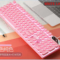Pink Keyboard with backlight