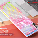 Pink Keyboard with backlight