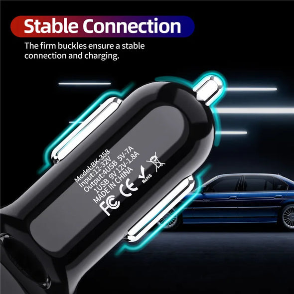 4-Ports USB Car Charger