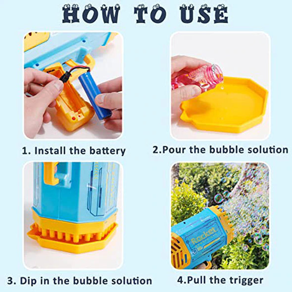 Bubble Gun Machine