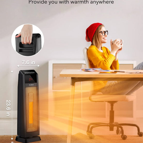 Premium Heating Tower with LED, Timer, and Remote Control 