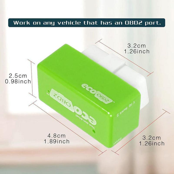 Eco Chip Fuels Saver Auto OBD2 Connector Economy Chip Tuning Box with OBD2 Protocol Plug and Drive 15 Car Eco Pro Saver for Self
