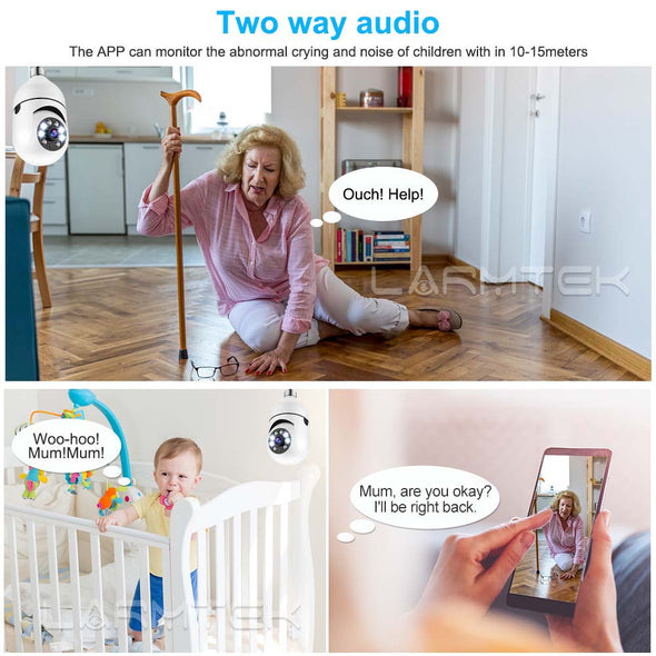Light Bulb Camera Wifi Indoor 