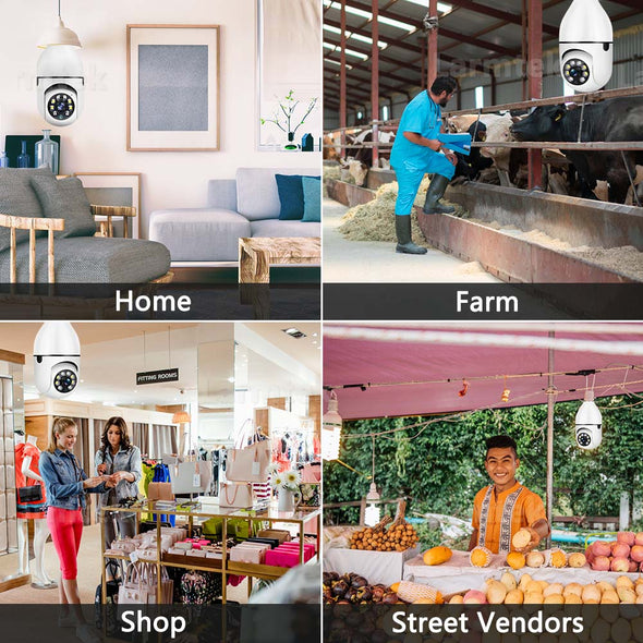 Light Bulb Camera Wifi Indoor 