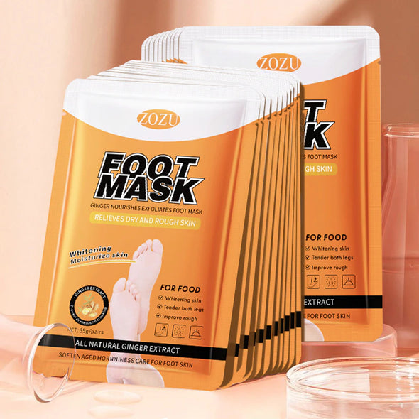 10 Pairs Ginger Foot Mask 