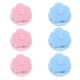 3pcs Blue 3pcs Pink