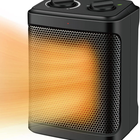 Portable Electric Space Heater (Black) 