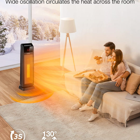 Premium Heating Tower with LED, Timer, and Remote Control 