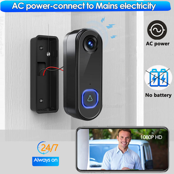 Video Doorbell Wifi Door Bell AC Power