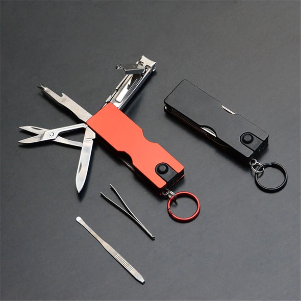 Outdoor Multifunction Mini Keychain